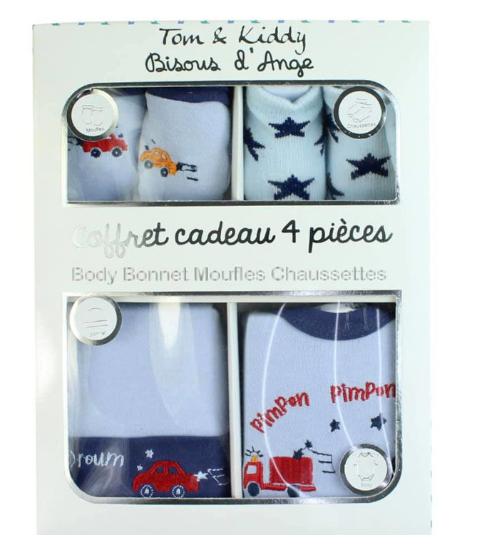 Picture of IK1545 / 8392 Body Bonnet Cadeau 4 Pieces, COULOR BLUE